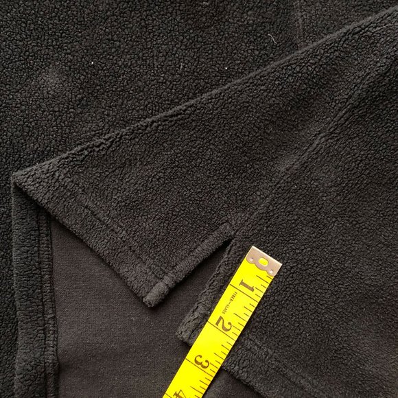 GIANFRANCO FERRE STUDIO vintage black zip up fleece Sz L - Picture 7 of 10